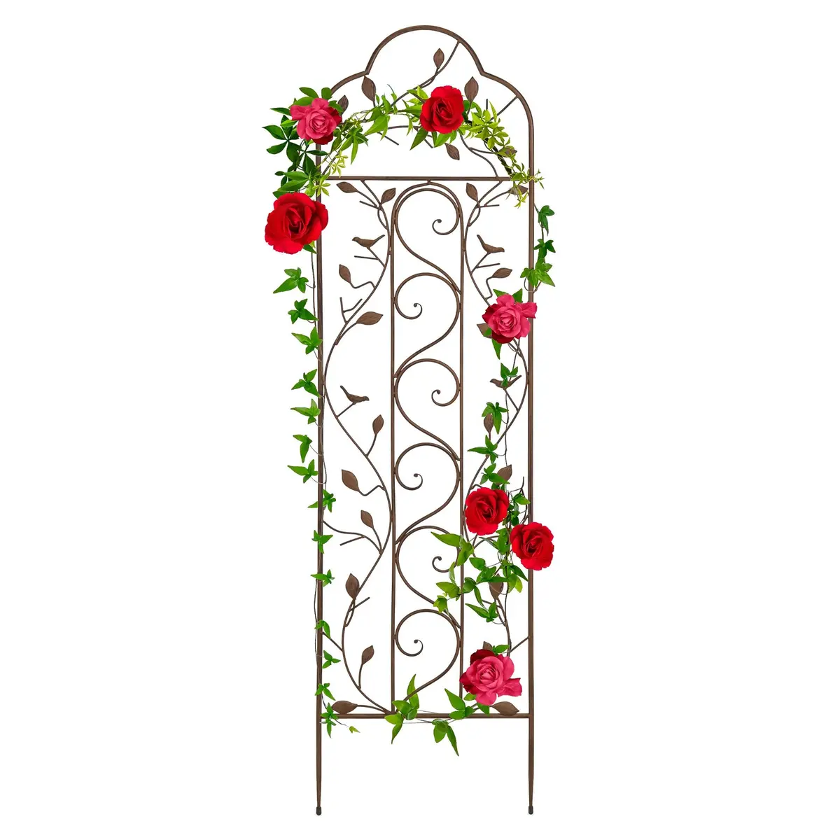 Iron Arched Garden Trellis 1