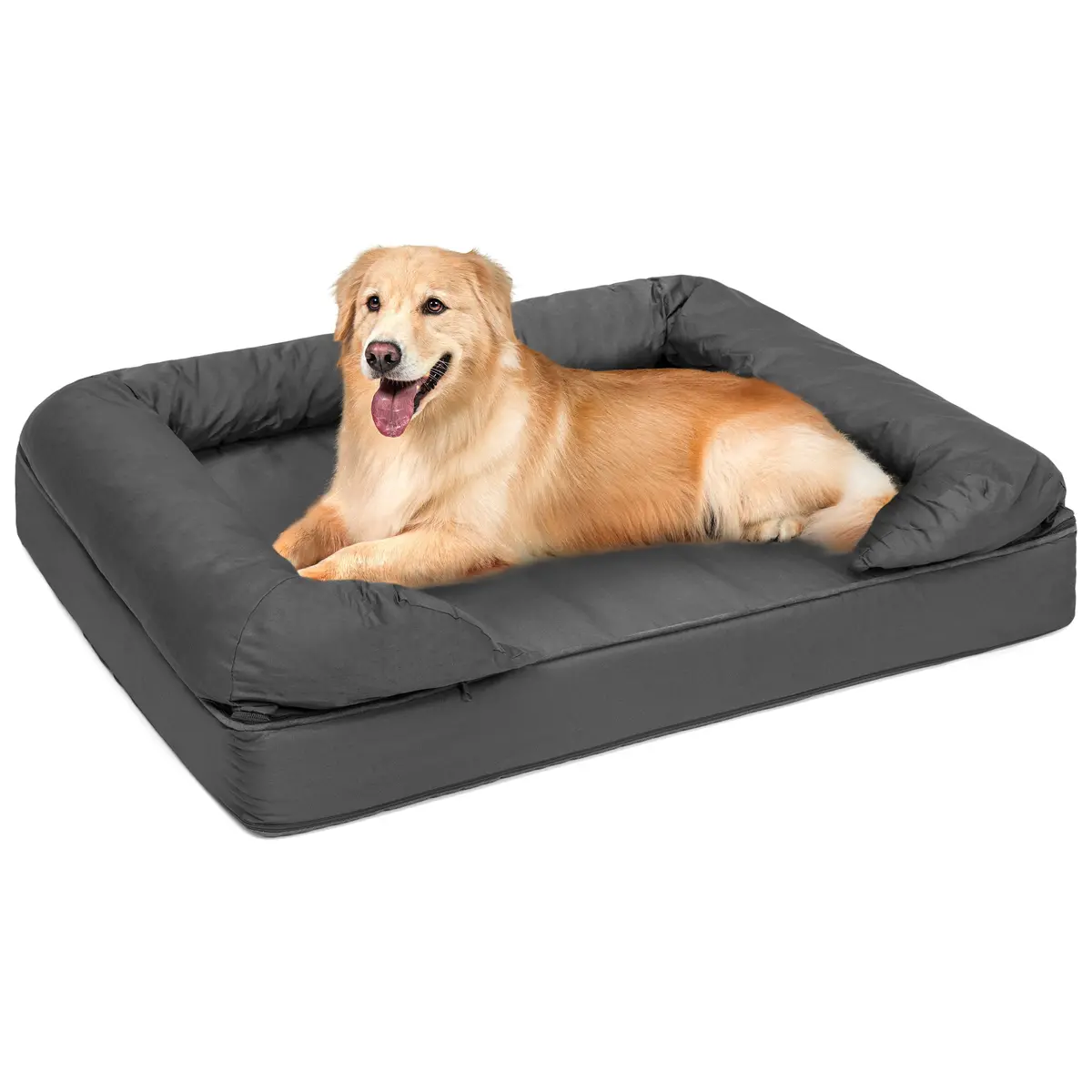 Orthopedic Memory Foam Pet Dog Sofa Bed W/ Waterproof Fabric 1