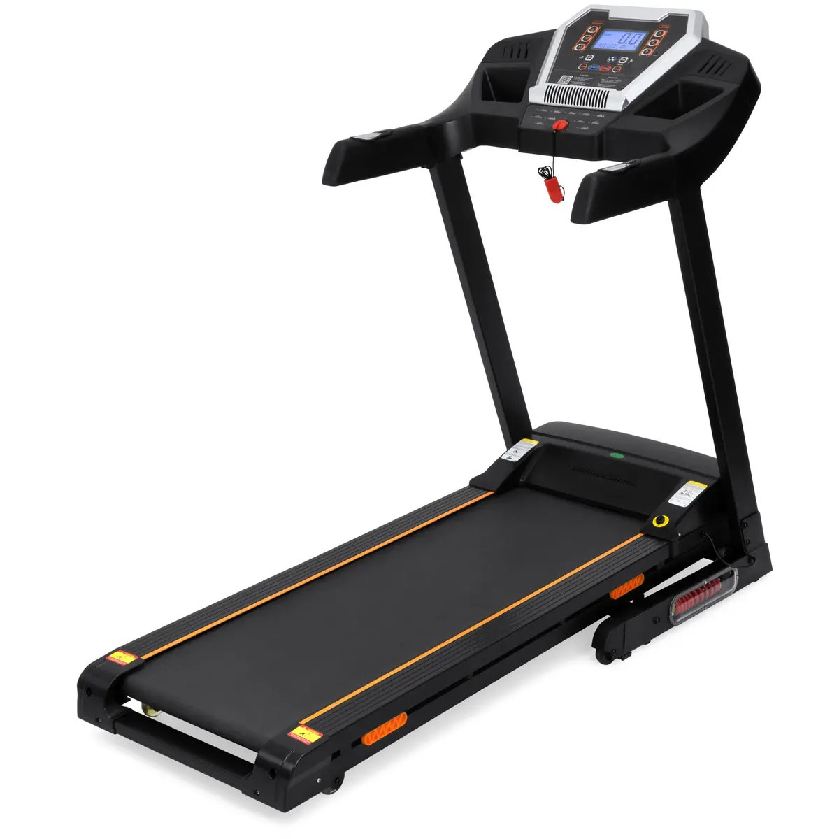 900W Bluetooth App-Control Treadmill W/ Incline, Speakers - Black 1