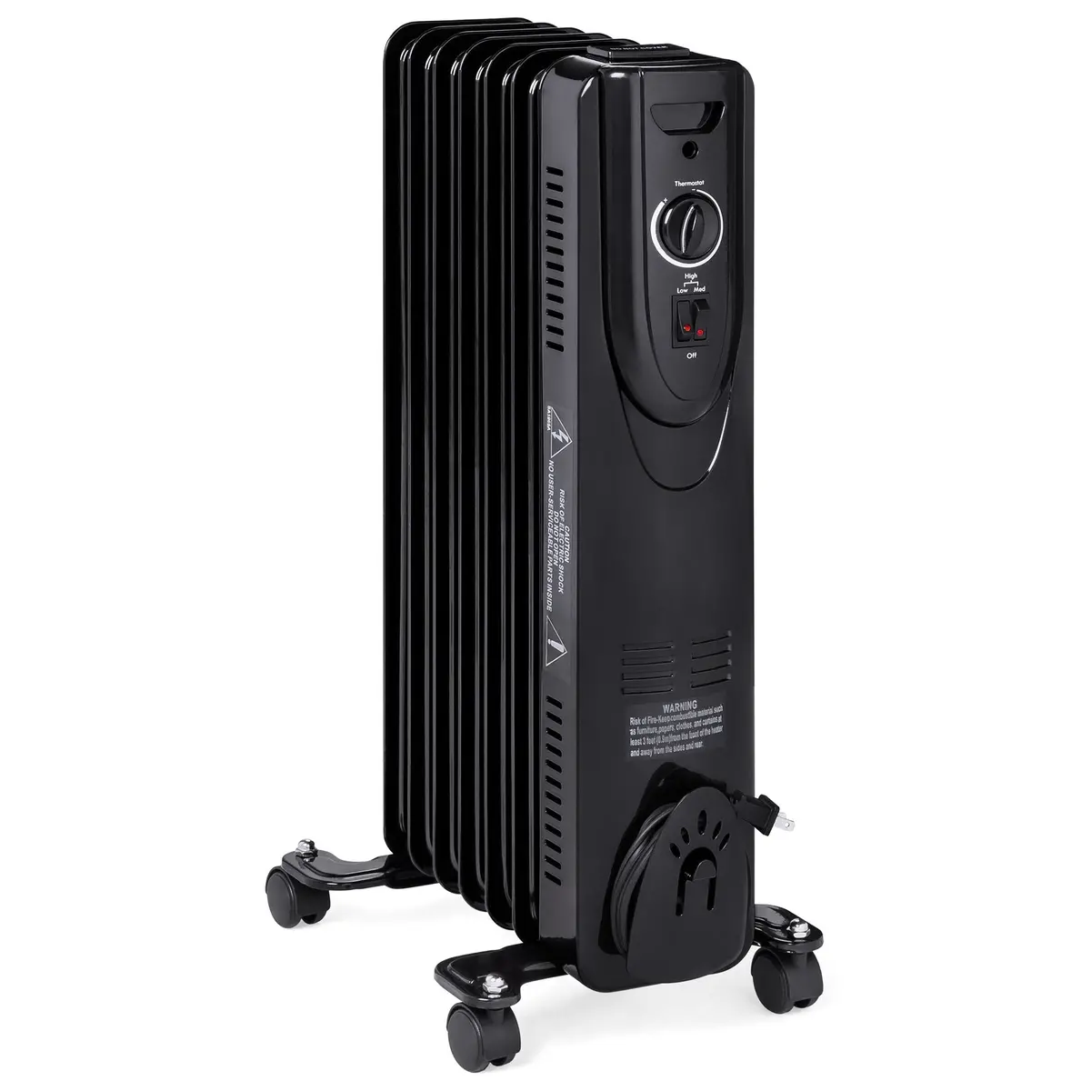 1500W Energy-Efficient Radiator Heater W/ Safety Shut-Off 1