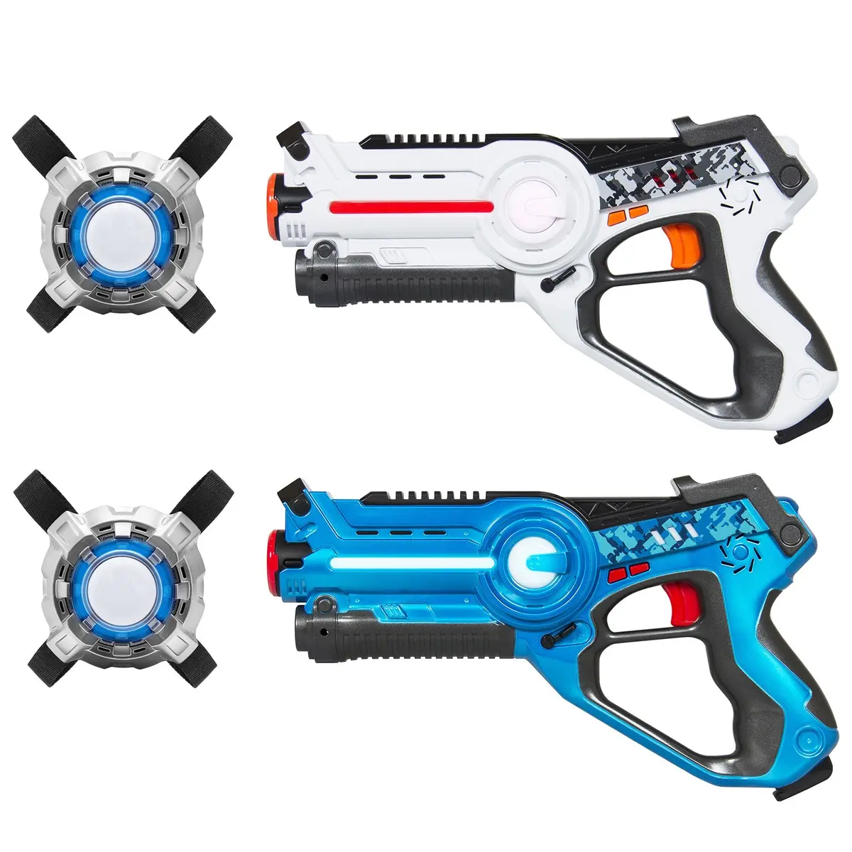 Set Of 2 Laser Tag Blasters W/ Vests 1