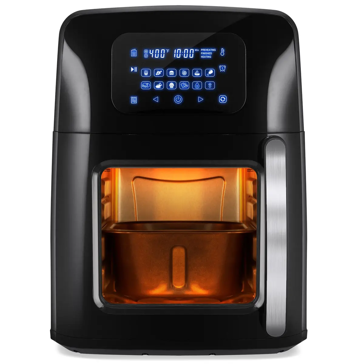 12.4Qt Xl Air Fryer Oven, Rotisserie, Dehydrator W/12 Presets, 7 Accessories 1