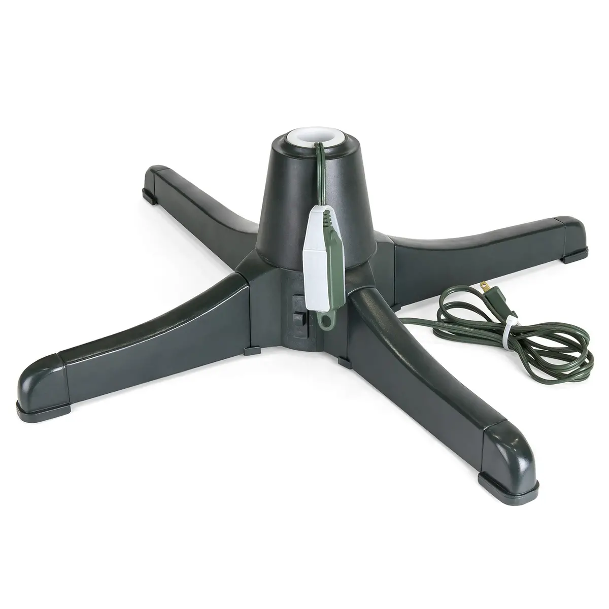360-Degree Rotating Christmas Tree Stand W/ 3 Settings, 3 Outlets 1