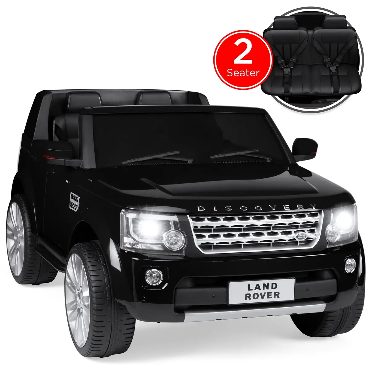 12V 2-Seater Licensed Land Rover Ride-On W/ Parent Remote Control 2