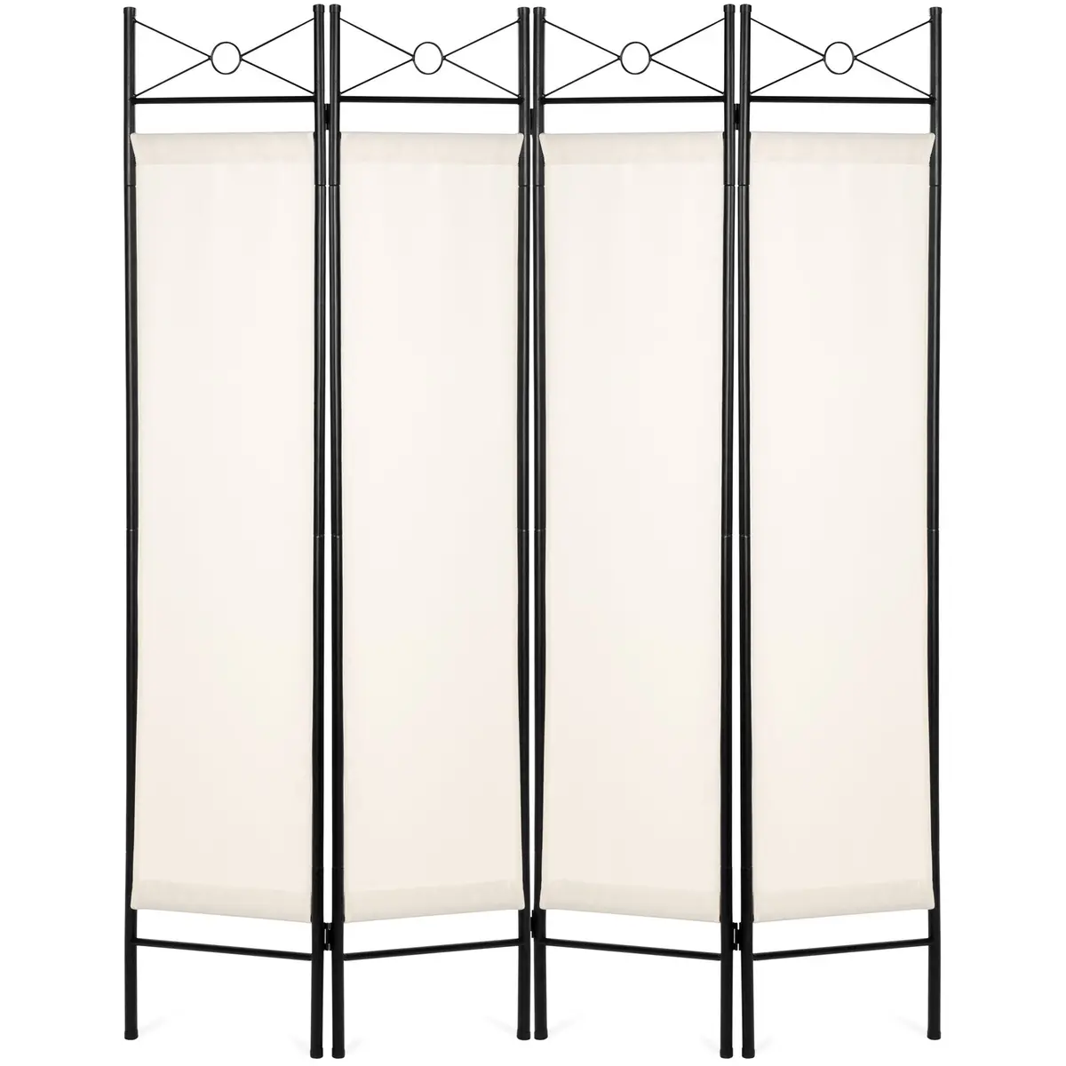 4-Panel Folding Privacy Screen Room Divider Decoration Accent, 6Ft 1