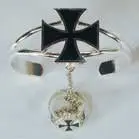 Iron Cross Slave Bracelet With Matching Ring 1
