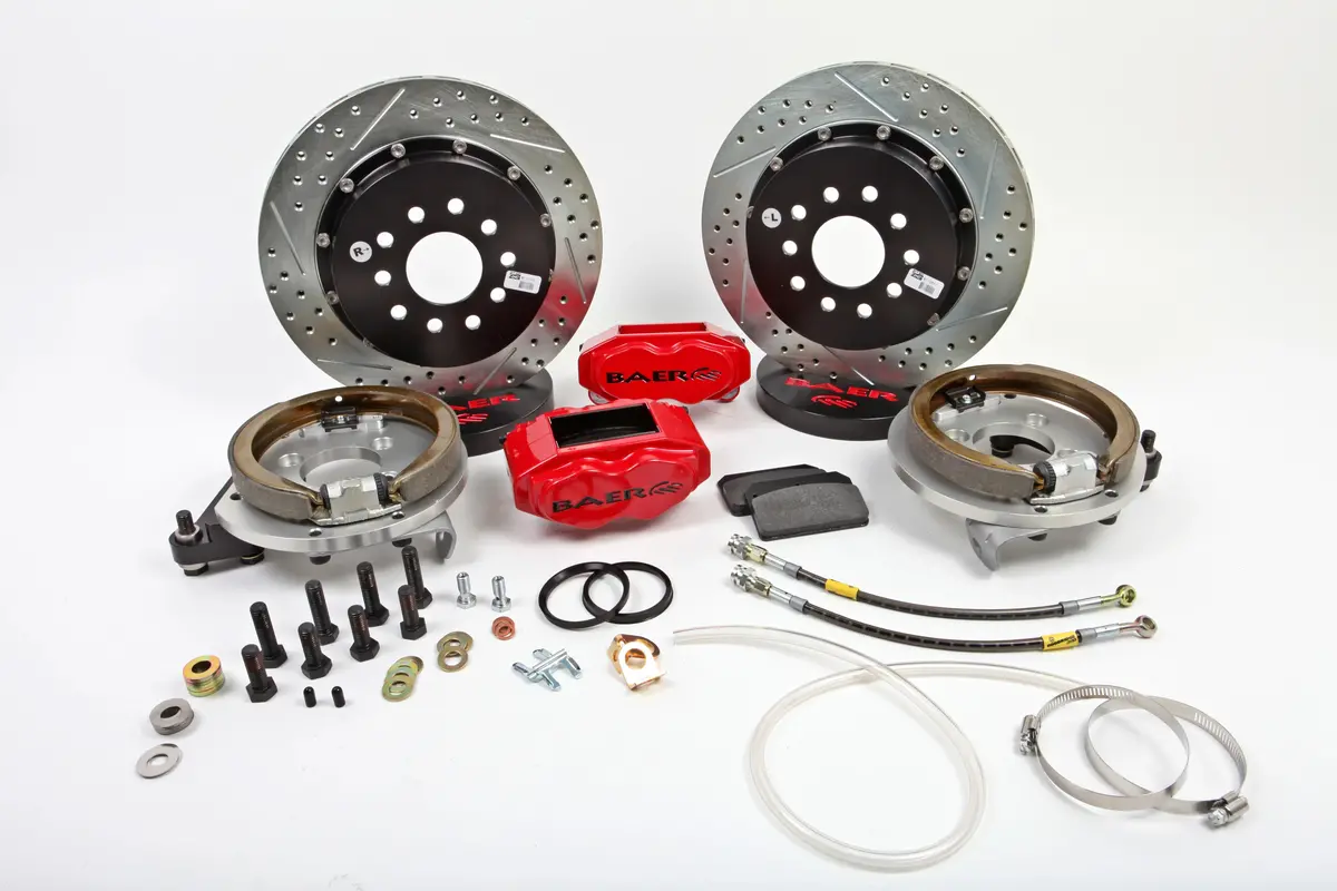 Baer Brakes 13" Ss4+ 4-Piston Rear Brake Kit Ford Torino Bearing Axle 1