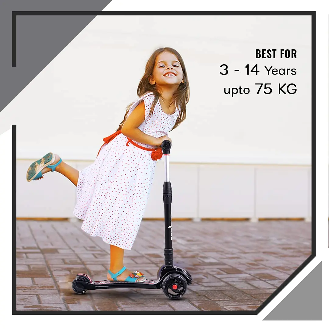 St4 Flash Skate Runner Scooter For Kids, 3 Wheel Kids Scooter, Smart Kick Scooter 2
