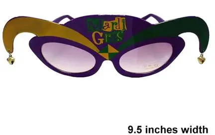 Mardi Gras Party Glasses 1