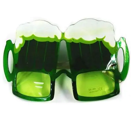 Green Beer Party Glasses 1