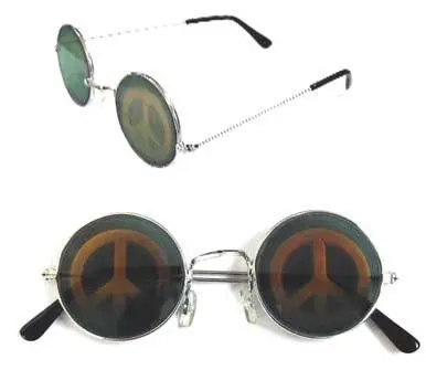 Peace Sign Hologram 3D Sunglasses 1