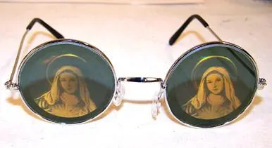 Virgin Mary Hologram 3D Sunglasses 1