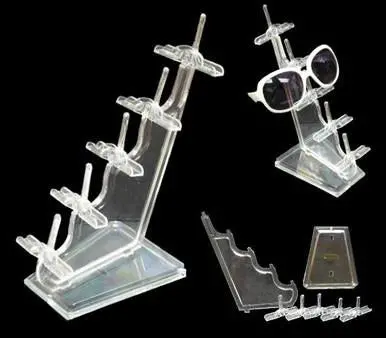 Stackable 5 Pair Sunglass Display Rack 1