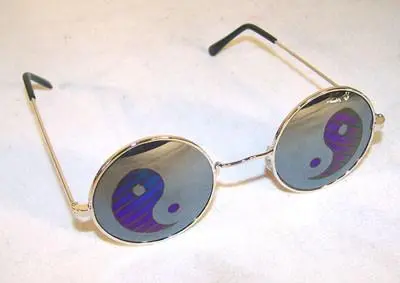 Yin Yang Mirror Reflection Sunglasses 1