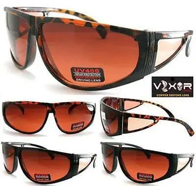 Large Lenses Cobra Racer Blue Blocker Driving Glasses 1
