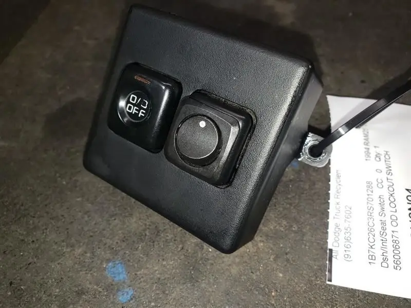 1994 Dodge Ram2500 Overdrive Lockout Switch. Part Number 56006871 2