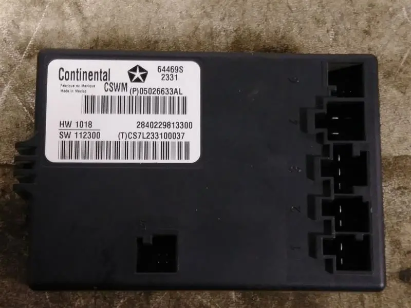 2012 Dodge Ram1500 Heated Seat Module. Part Number 05026633Al 1
