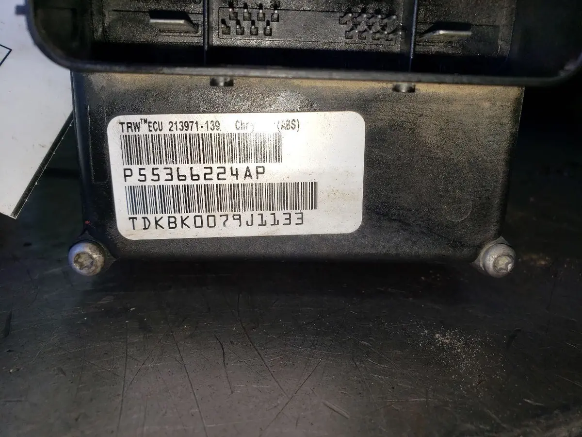 2009 Ram 2500 All Wheel Abs Unit. Part Number 55366224Ap 1