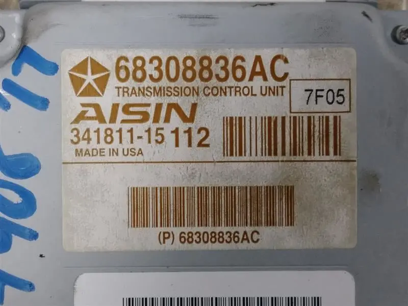 2017 Ram 5500 Aisin Transmission Control Module. Part Number 68308836Ac 2