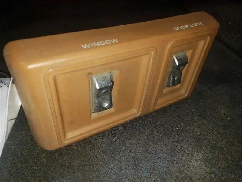 1993 Dodge Ram 250 Passenger Tan Window Switch 1