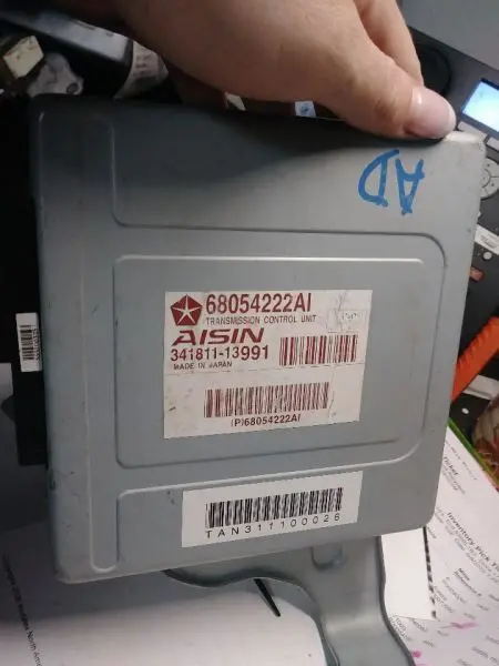 2012 Ram4500 Aisin Transmission Control Module (Tcm). Part Number 68054222Ai 2