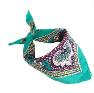 Beautiful Multi Color Paisley Design Bandanna 2 Colors! 1