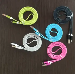 1 Meter Type C Flat Cords (Sold By The Piece Or Dozen) 1