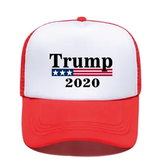 Trump 2020 Black Or Red Adjustable Mesh Back Cotton Baseball Cap 1