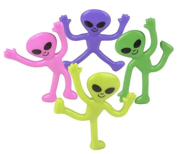 2.25" Mini Bendable Alien Assortment (Sold By The Dozen Or Bag Of 48) 1