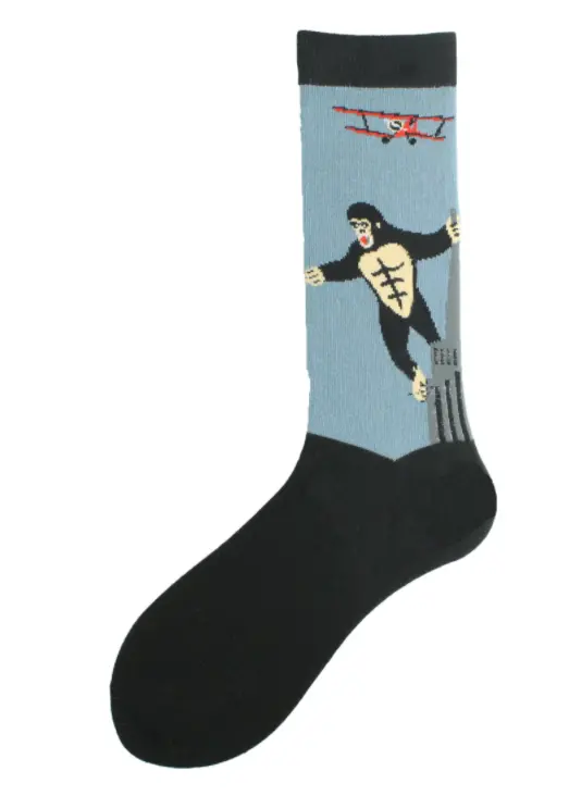 Kong Unisex Crew Socks (Sold By The Pair) 1