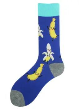 Banana Unisex Crew Socks (Sold By The Pair) 1