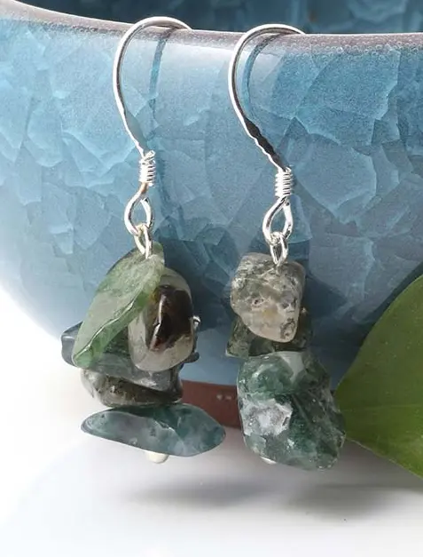 Jasper Stone Earrings (Sold By The Pair) 1
