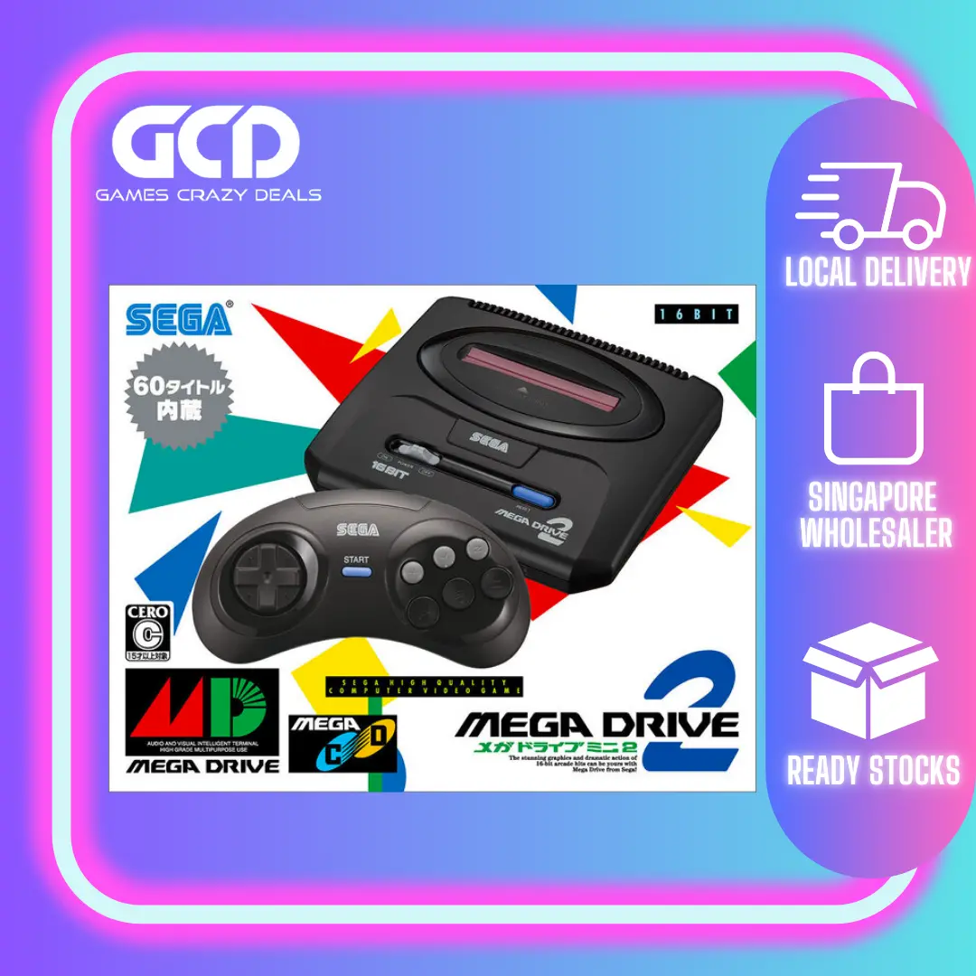 Sega Mega Drive Mini 2 With 60 Games Japan Version 1