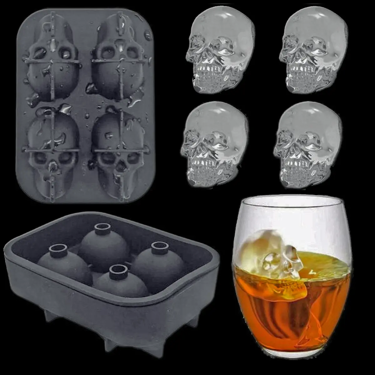 Skull Ice Cube Mold 1