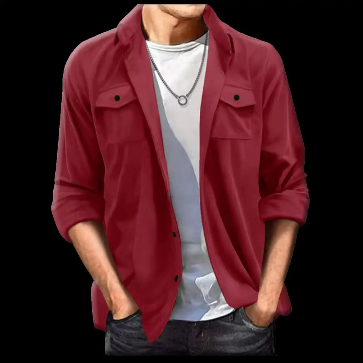 Faux Suede Shirt 7