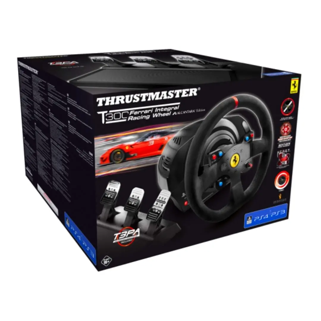Thrustmaster: T300 Ferrari Integral Racing Wheel Alcantara Edition 1