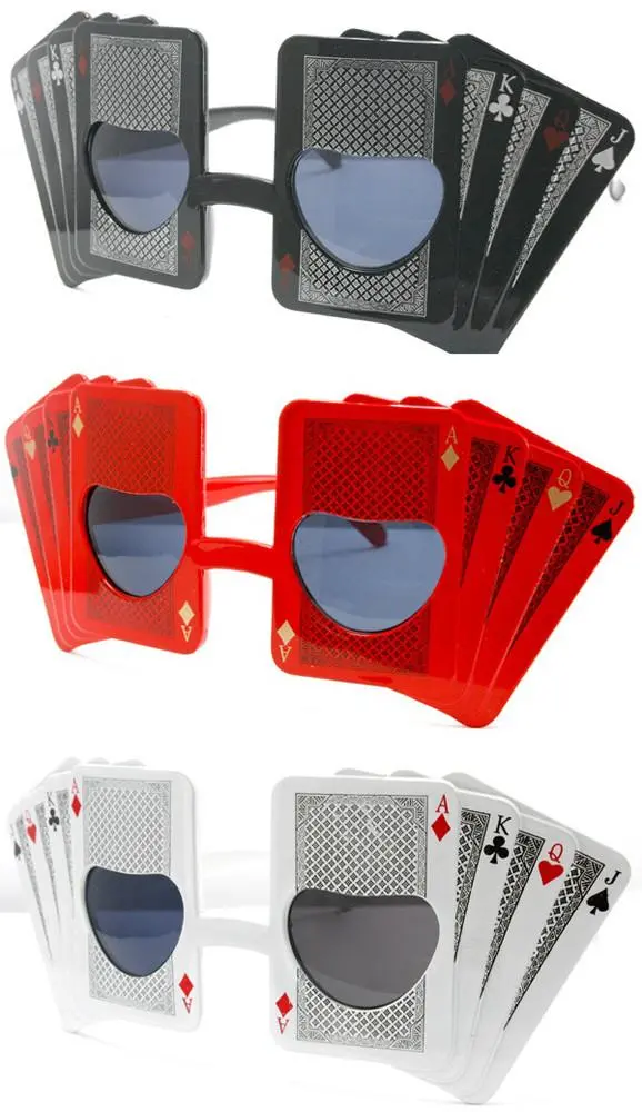 Royal Flush Cards Party Glasses 1