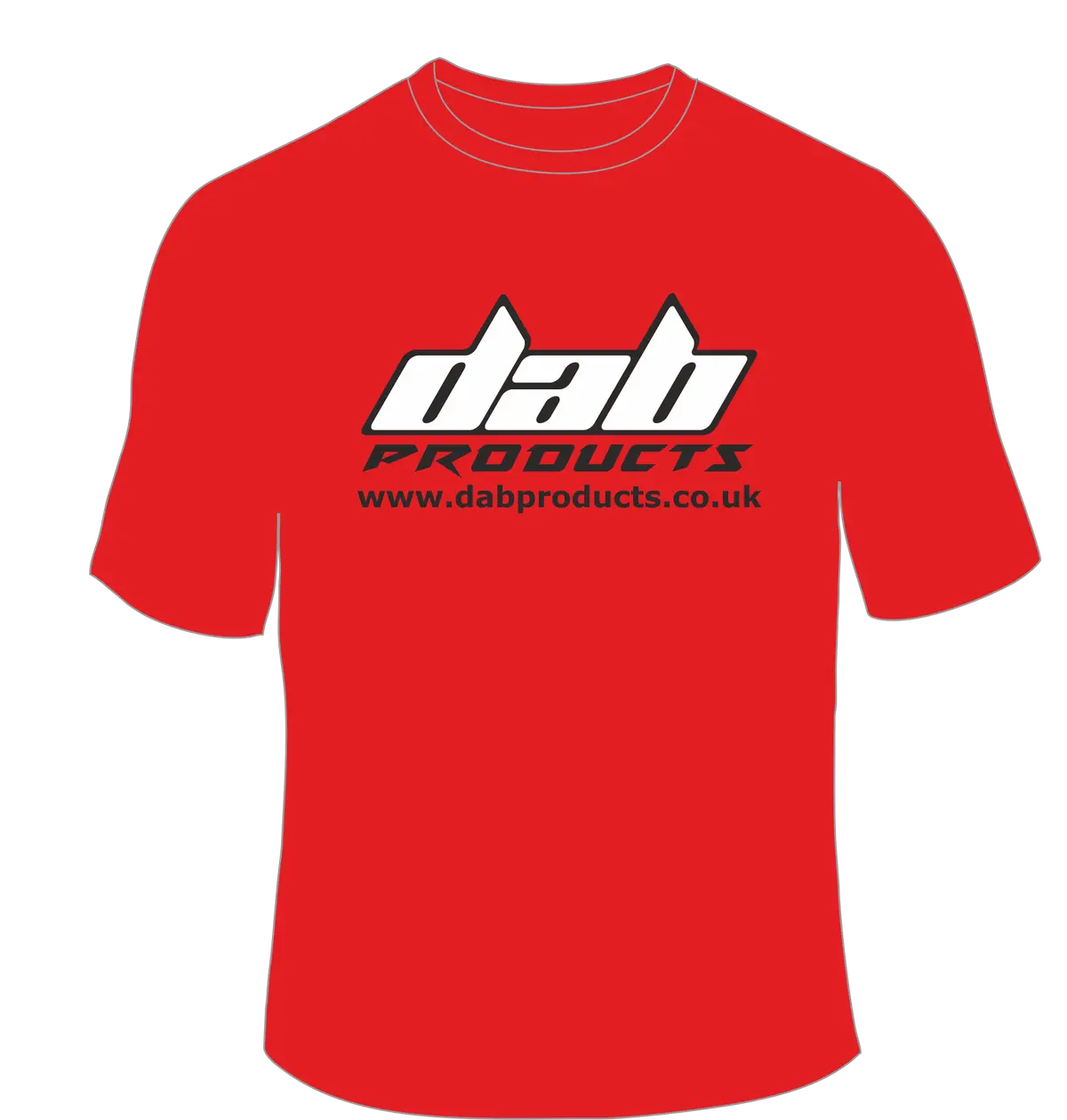 Dab Products Team T Shirt Red 1