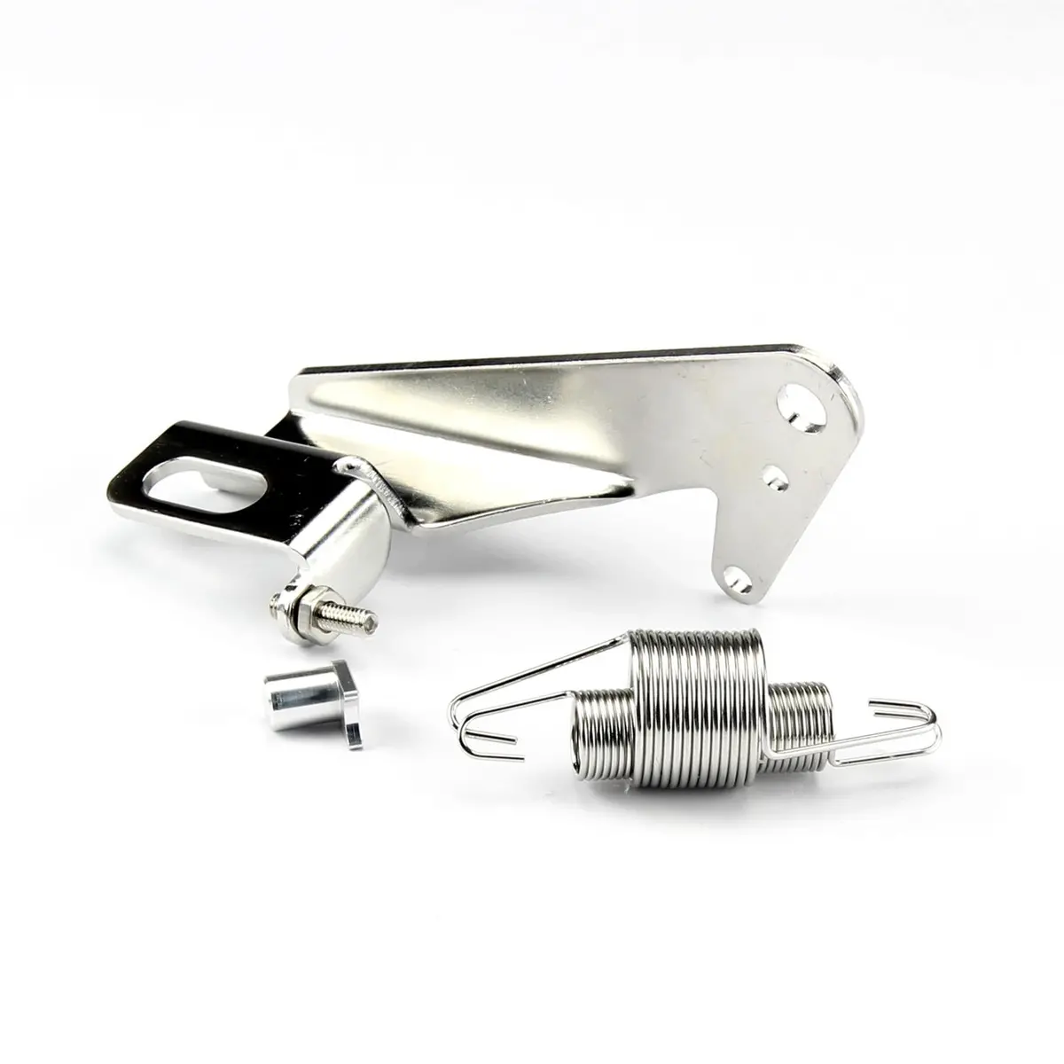 Lokar Throttle Cable & Kickdown Bracket For Holley Sniper 1 Systems - Stainless 1