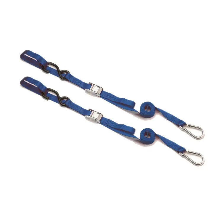Dab Products 2Pc Tie Down Straps With Extra Loop Blue 1