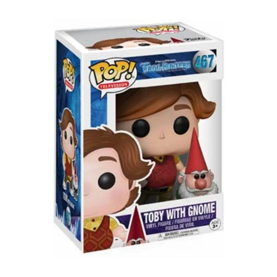 Funko Pop! Television: Dreamworks Trollhunters - Toby With Gnome #467 1