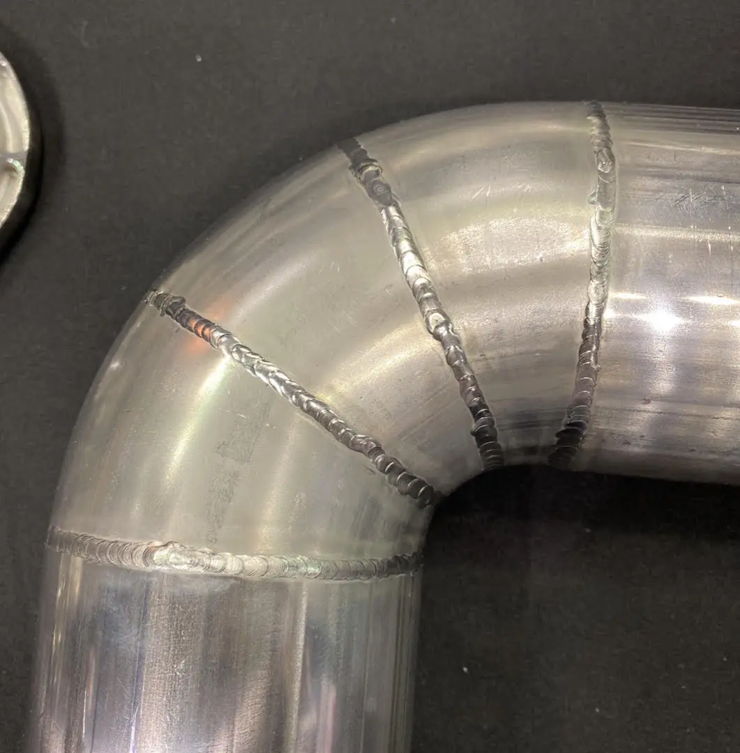 Tight 3 Inch Stainless Bends / Pie Cuts 90 Degree 1