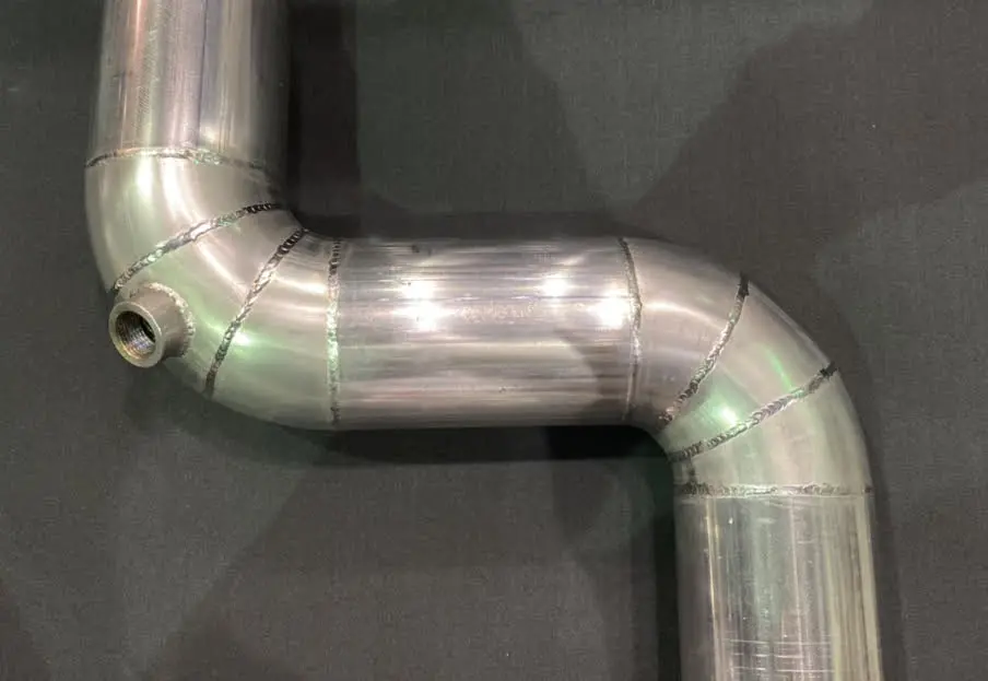 Tight 3 Inch Stainless Bends / Pie Cuts 90 Degree 2