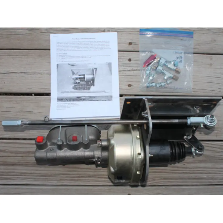 New Under Crossmember Mounted Power Brake Booster Master Cylinder Assembly - Ucmpbbmca 1