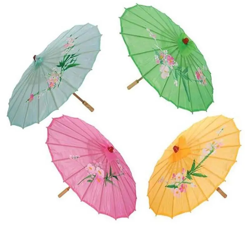 Asst Color 34 In Wooden Umbrella Parasols 1