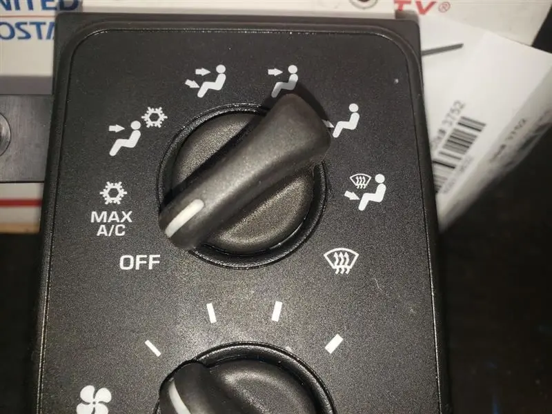 Ram2500 Heater & Ac Controls With Vacuum Harness. Part Number 55056700Ad 2