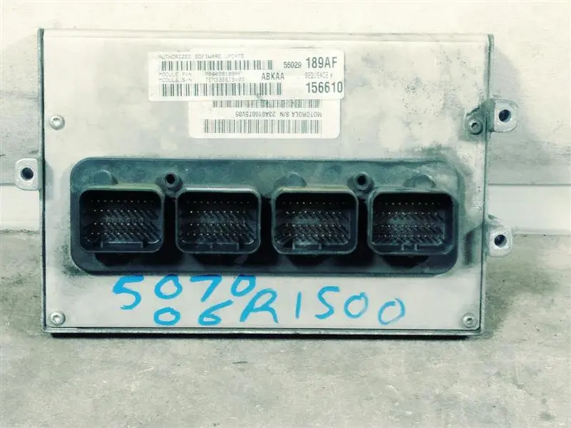 Ecm 56029189Af Is For A 2006 Dodge Ram 1500 1
