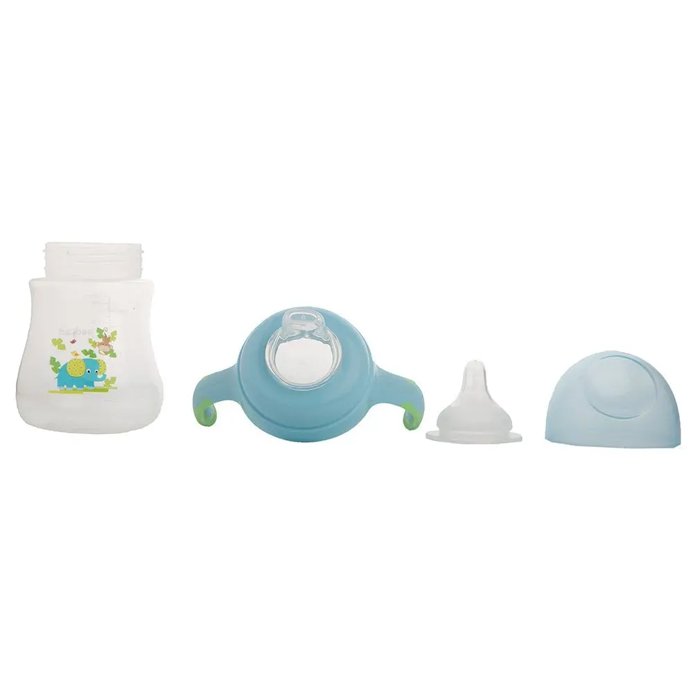Unisex 2 Stage Baby Sipper Cup With Soft Spout 8 Oz Anti-Colic Valve Baby Feeding Accessories 2