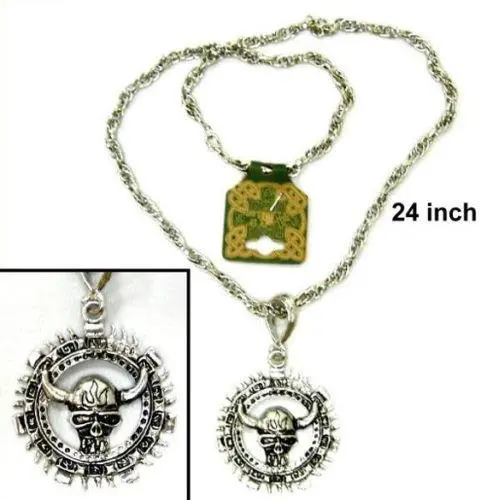 Heavy Bling Bling Viking Scull Necklaces 1