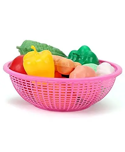 Ratnas Premium Quality Vegetable Set Basket For Kids 15 Pieces. Let You Kid Recognise Different Vegetables And Colours 1